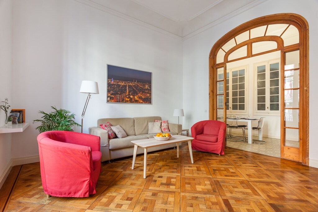 take your pick: 14 beautiful homeaway and vrbo rentals in barcelona | quirky midcentury home with high ceilings