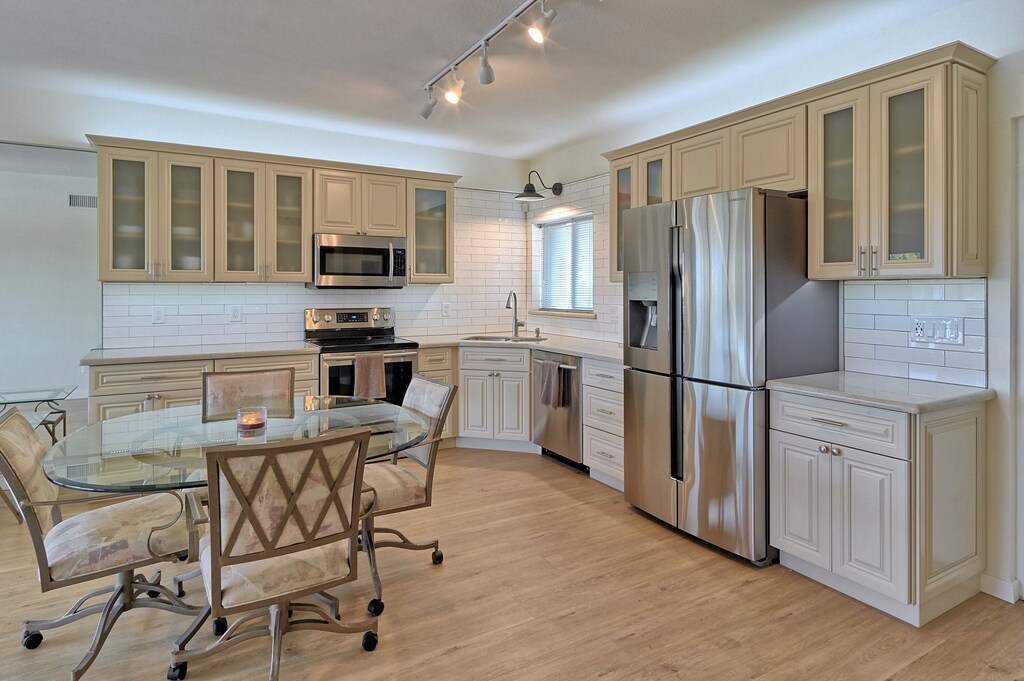modern one-bedroom condo on the top floor