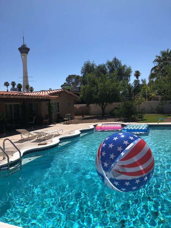 spacious downtown home with a private pool