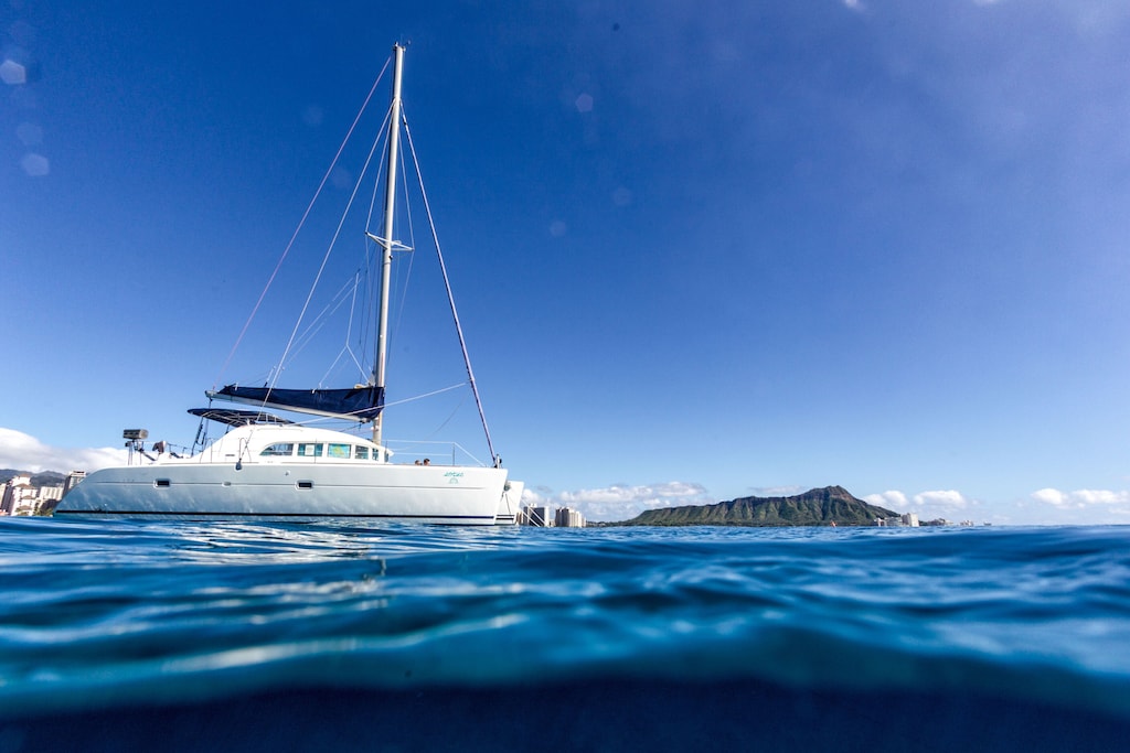 private, luxurious yacht