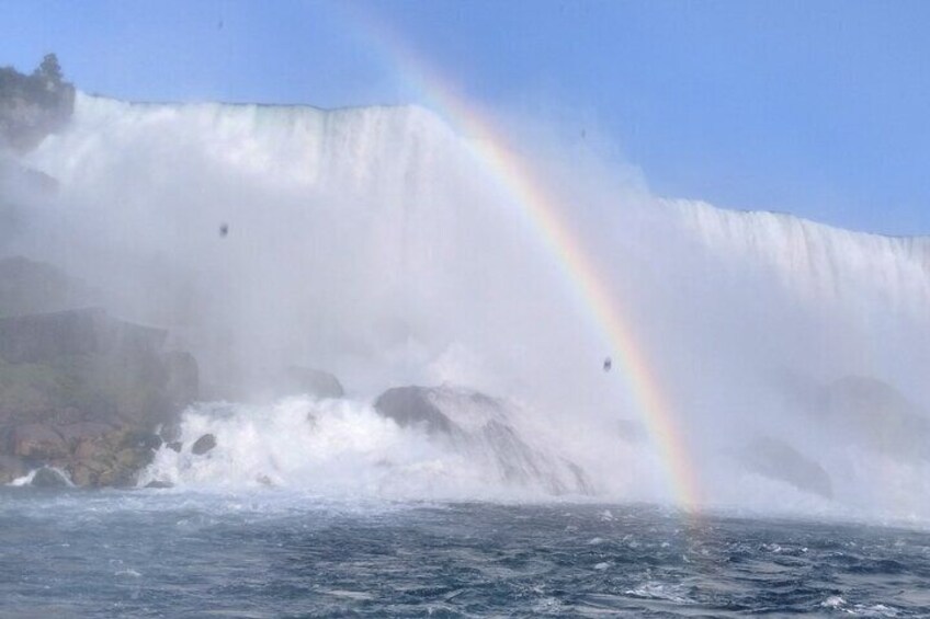 If the sun is out: strong chance of more than one rainbow in your adventure! 