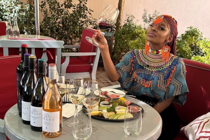Wine tasting at Delaire Graff Stellenbosch