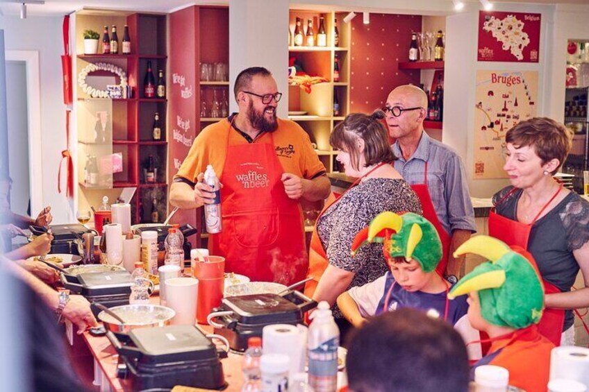 The Waffles 'n Beer Workshop in Bruges Centre