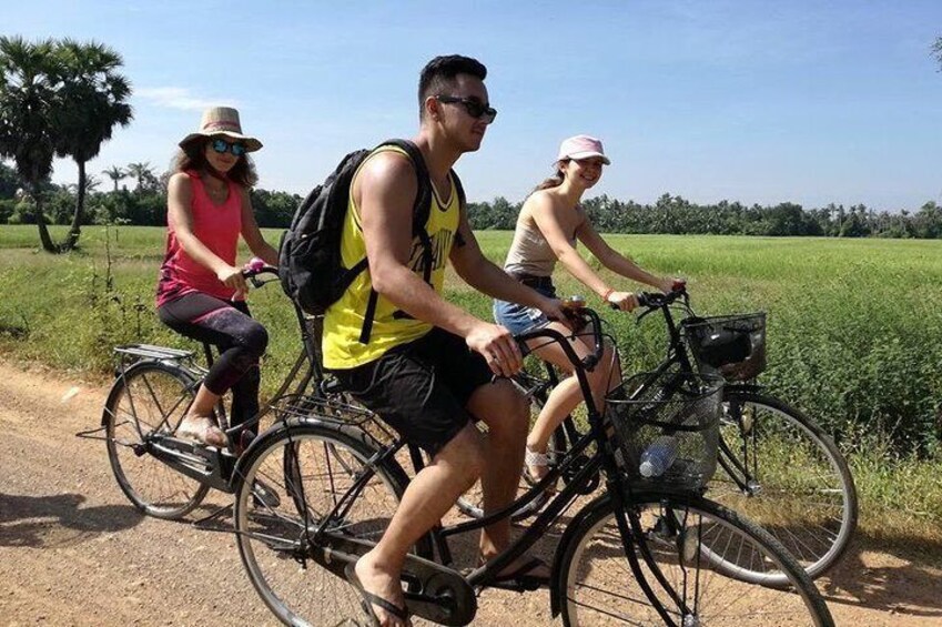 Half day morning bicycle tour to Explore local livelihood and test local snacks