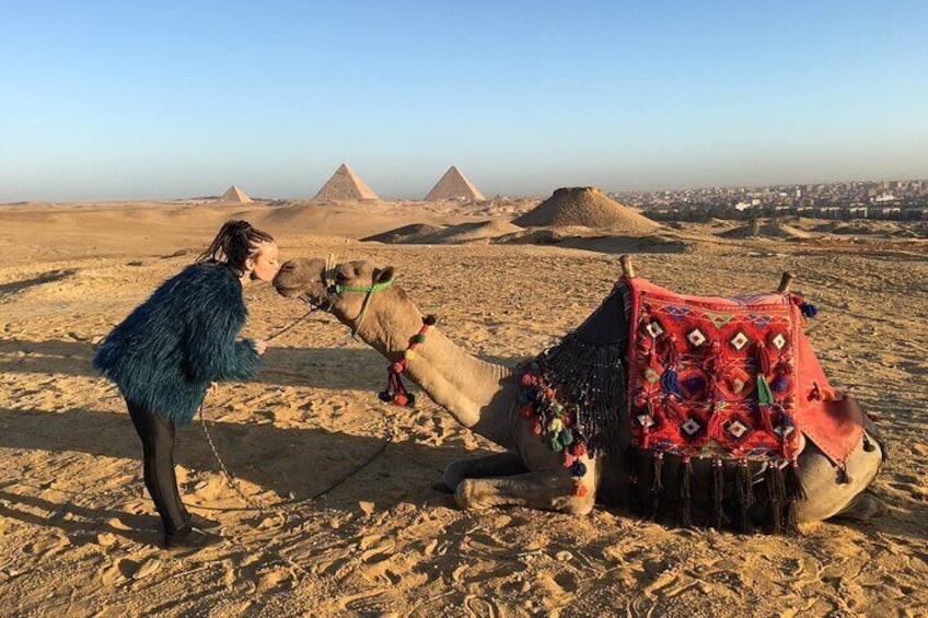 Full-Day Tour Giza Pyramids, Sphinx, Memphis, and Saqqara