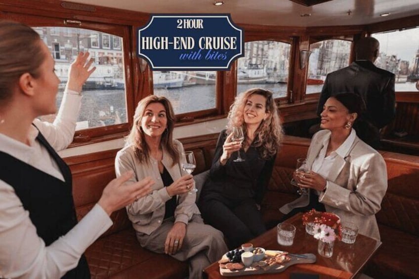 Amsterdam Small Group Canal Cruise w/ Dutch snacks & Onboard Bar