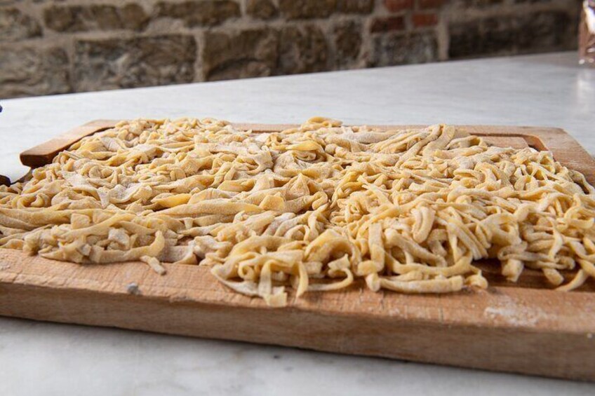 Tuscan Castle and Cellars Small Group Tour with Pasta Making Class +Wine Tasting