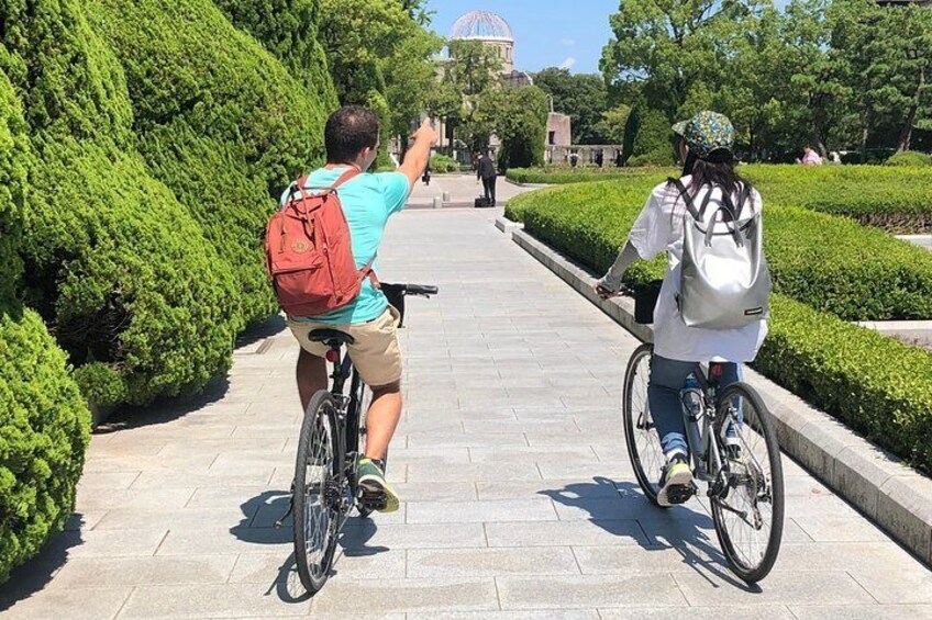 Through the Peace Park!