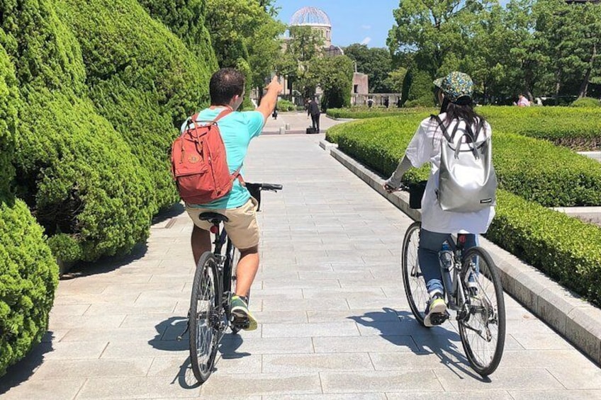 Through the Peace Park!
