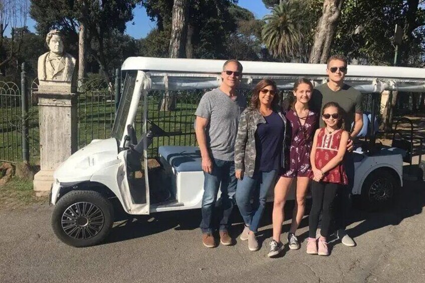 Rome Golf Cart Private Tour
