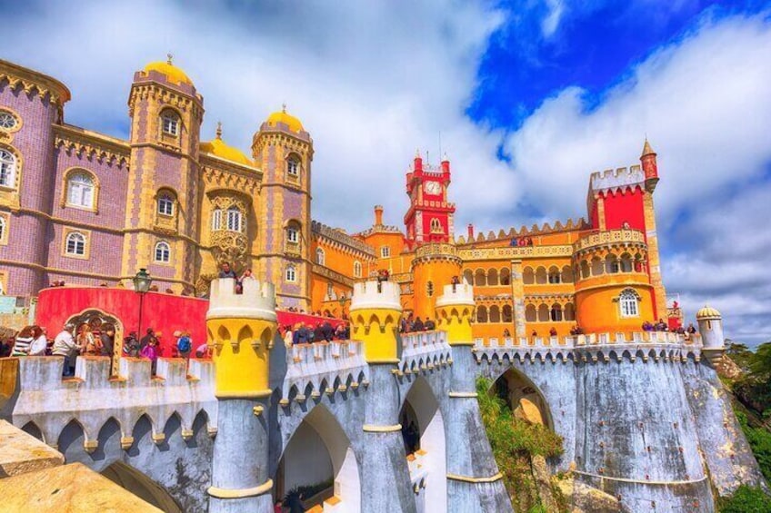 Small group tour to Sintra, Pena Palace, pass by Regaleira, Cabo Roca, Cascais