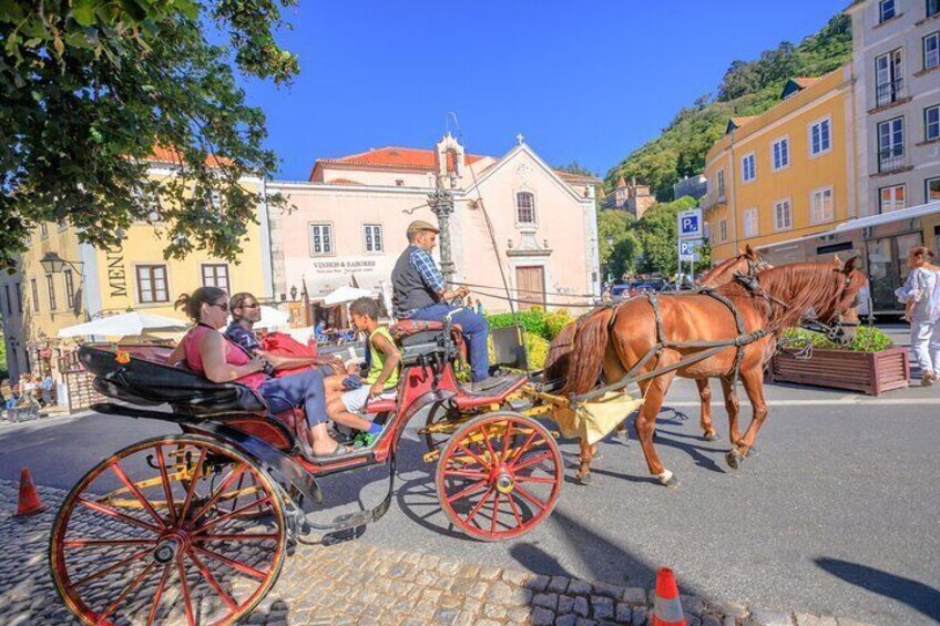 Small group tour to Sintra, Pena Palace, pass by Regaleira, Cabo Roca, Cascais