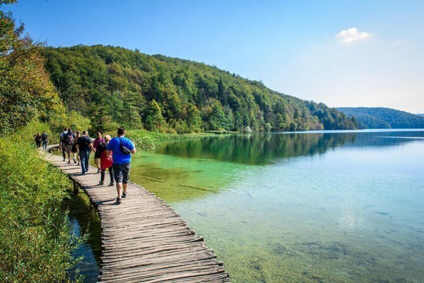 Zagreb to Split Group Transfer with Plitvice Lakes Tour Entrance ticket included