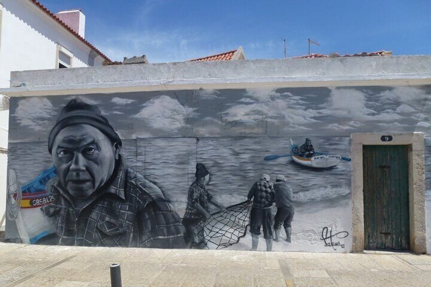 We will visit the Sesimbra village