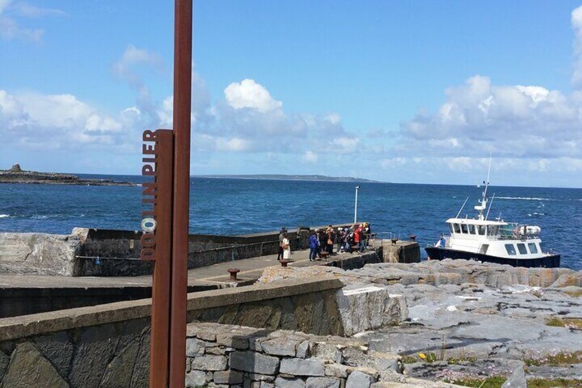 From Galway: Aran Islands & Cliffs of Moher including Cliffs of Moher cruise.
