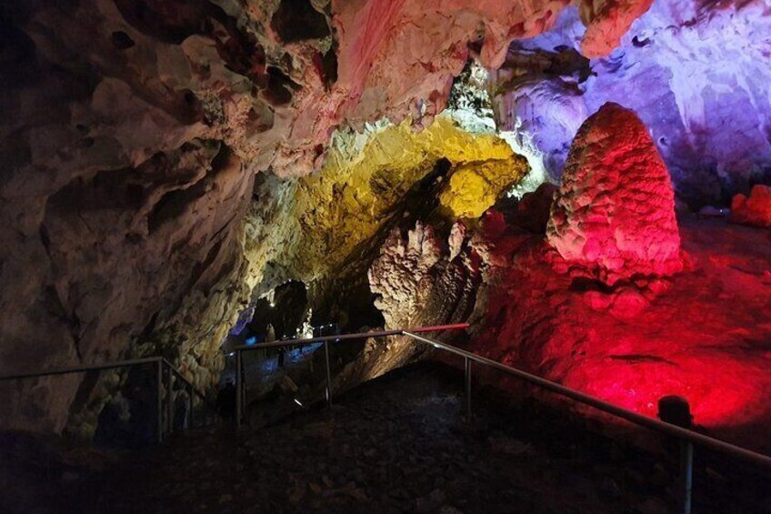 Inside Vrelo cave