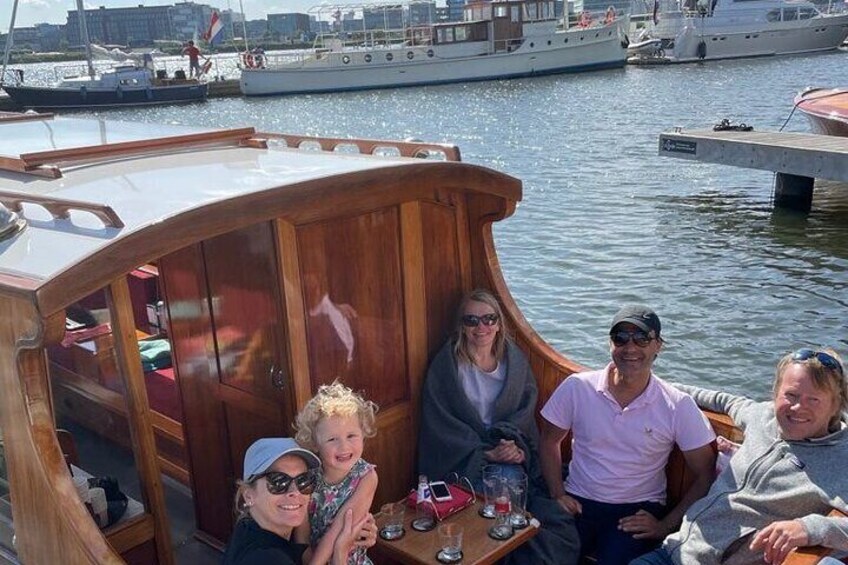 Enjoying the open deck