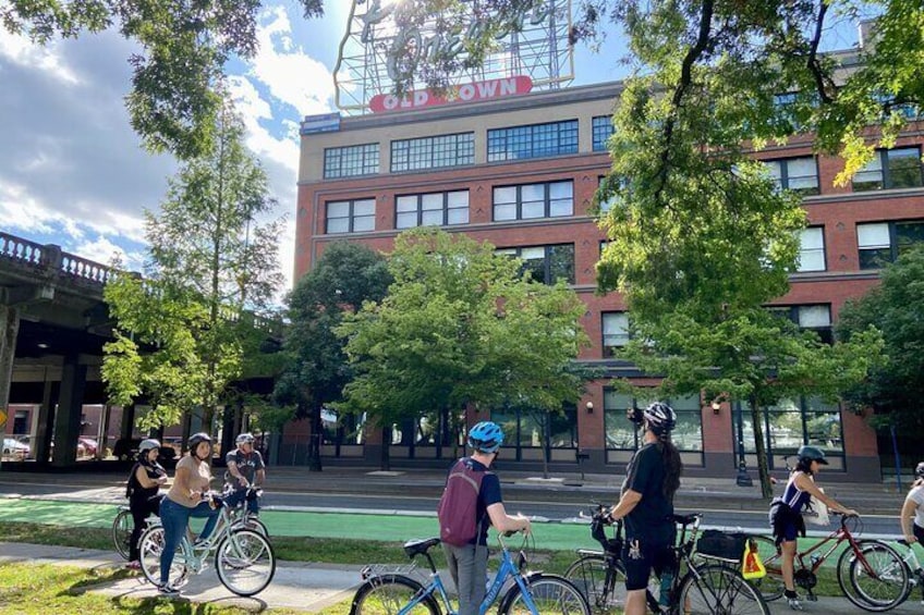 Portland is a beautiful city to cycle in!