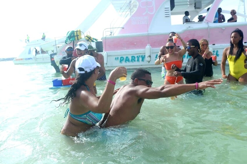Private Party Boat with Water Slide and BBQ