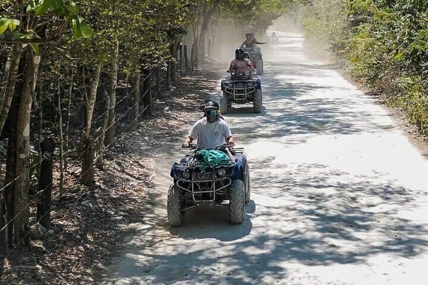 Off Road ATV Tour at the Akumal Monkey Rescued Animals Sanctuary