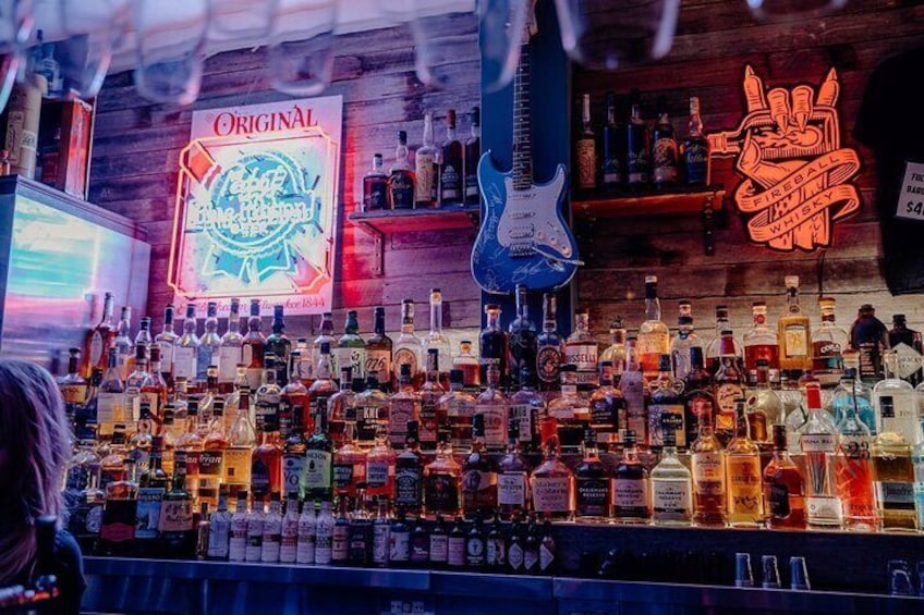 We visit bars with the best selection of alcohols