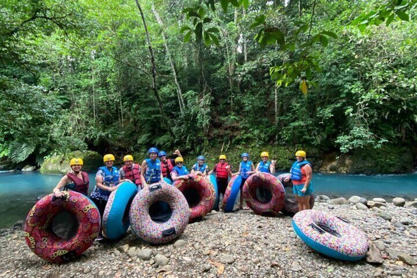 RIO CELESTE COMBO : River Tubing+Blue Waterfall+Animal Santauary