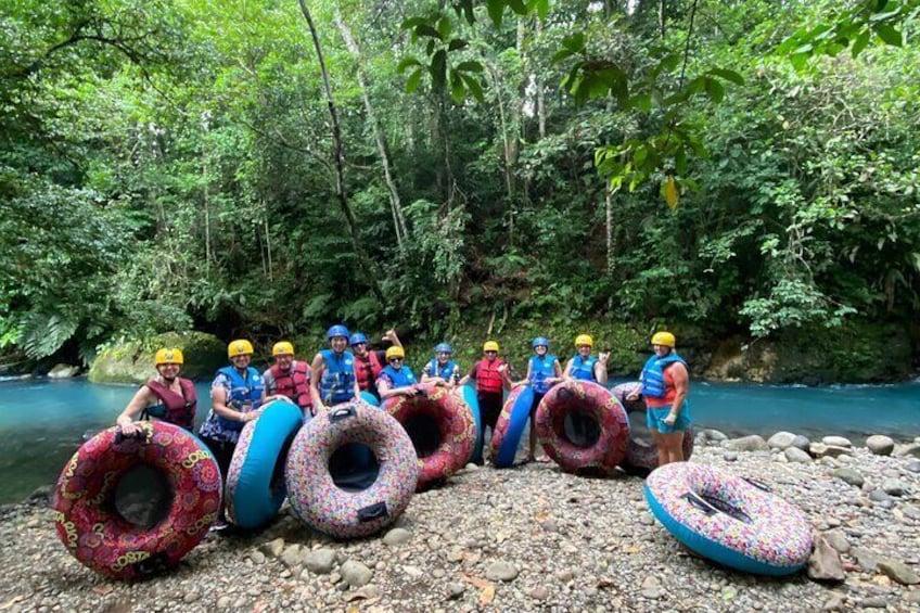 RIO CELESTE COMBO : River Tubing+Blue Waterfall+Animal Santauary