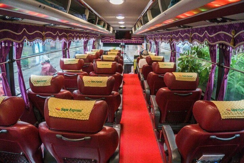 Sapa Limousine 28 Seats Bus From Hanoi To Sapa Or Return