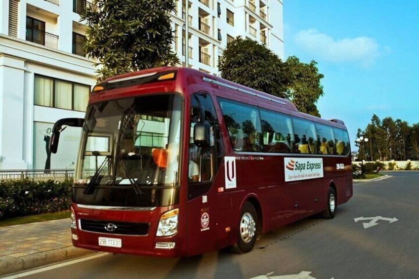 Sapa Limousine 28 Seats Bus From Hanoi To Sapa Or Return
