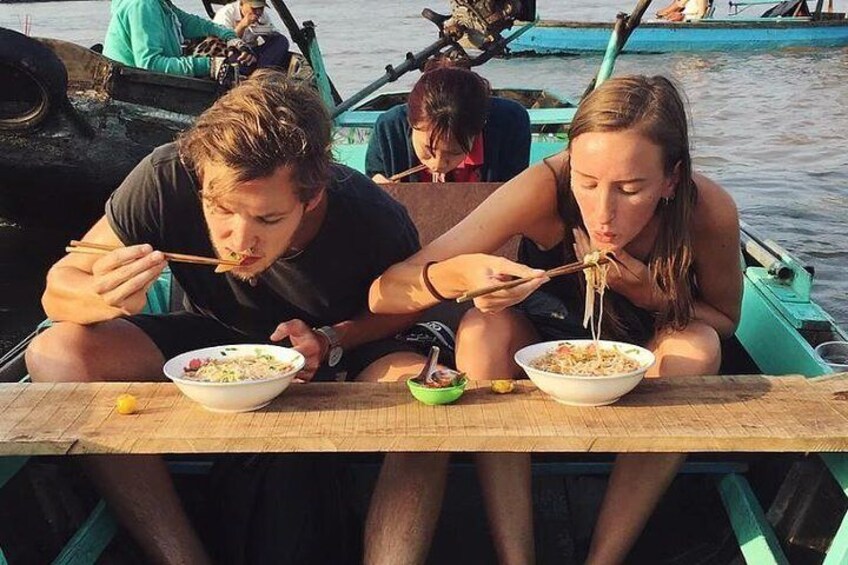 1-day Cai Rang Floating Market With Sweet Chocolate Taste Private Tour