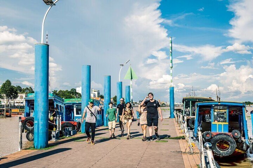 Mekong River pier