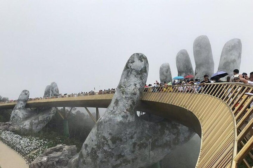 Marble Moutain - Golden Bridge - Ba Na Hill via Cable Car from Da Nang or Hoi an