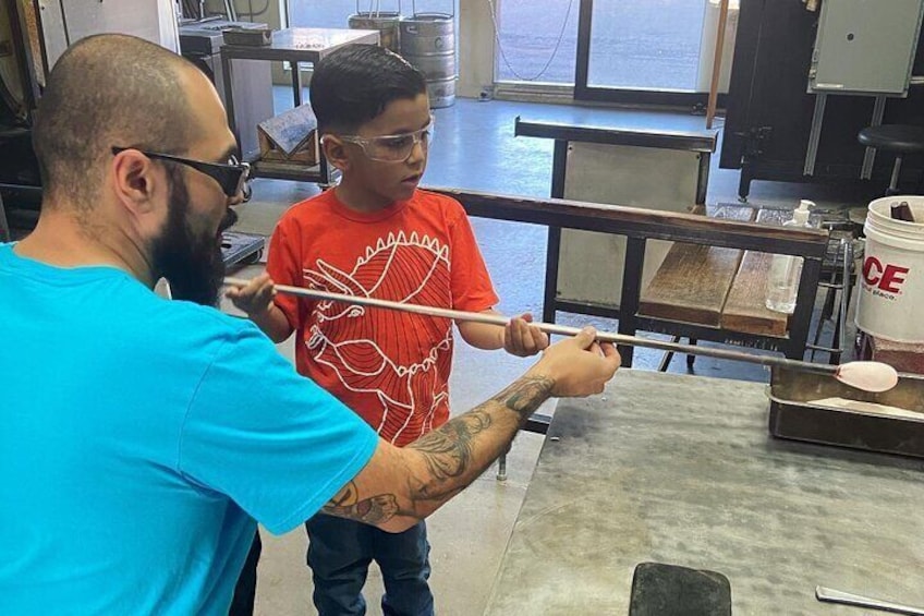 Introduction to Glassblowing Workshop in Sedona