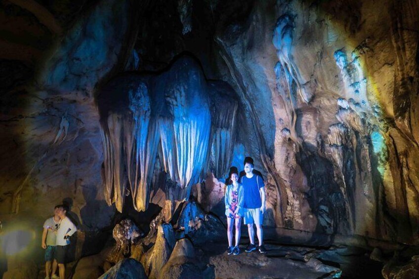 Caving after jungle kayaking 