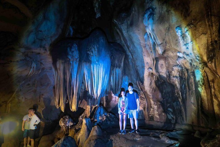 Caving after jungle kayaking