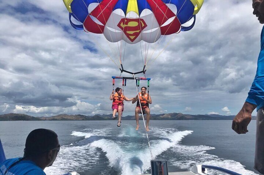 Parasailing at Royal Island Watersports Coron Palawan