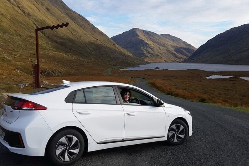 Ulla in Doolough Valley. Let's go! :)