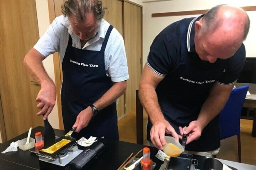 Osaka local food and Japanese cuisines cooking experience
