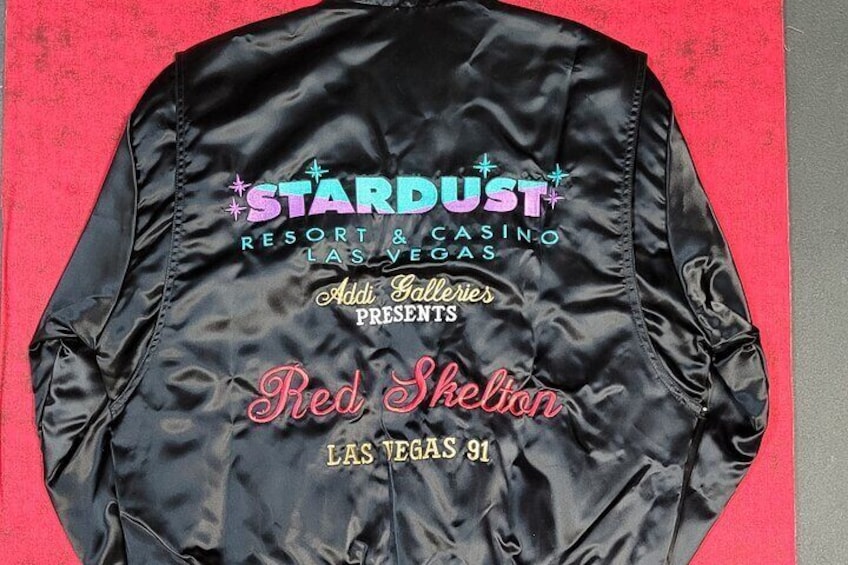 Red's widow donation of a jacket from Stardust Las Vegas