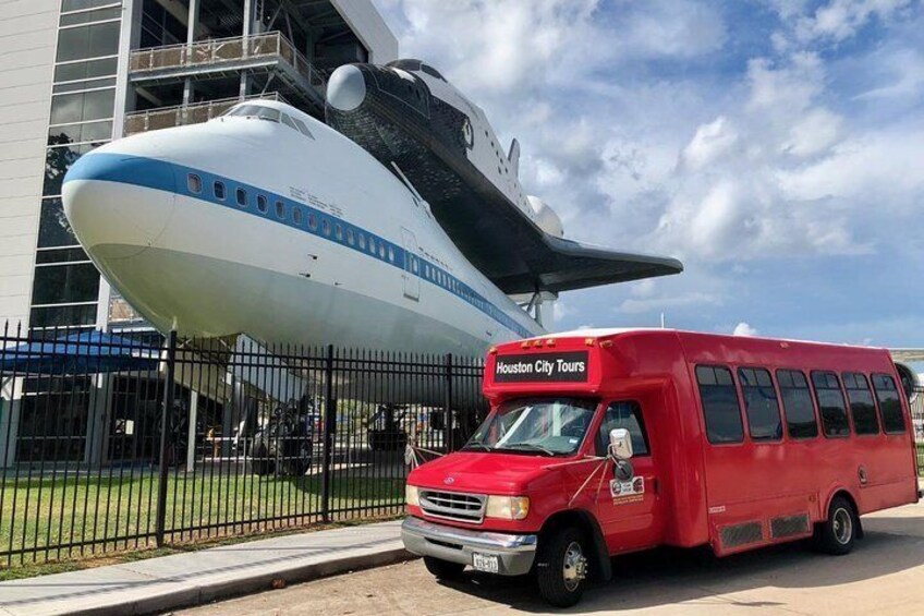 Includes Tram tour inside NASA