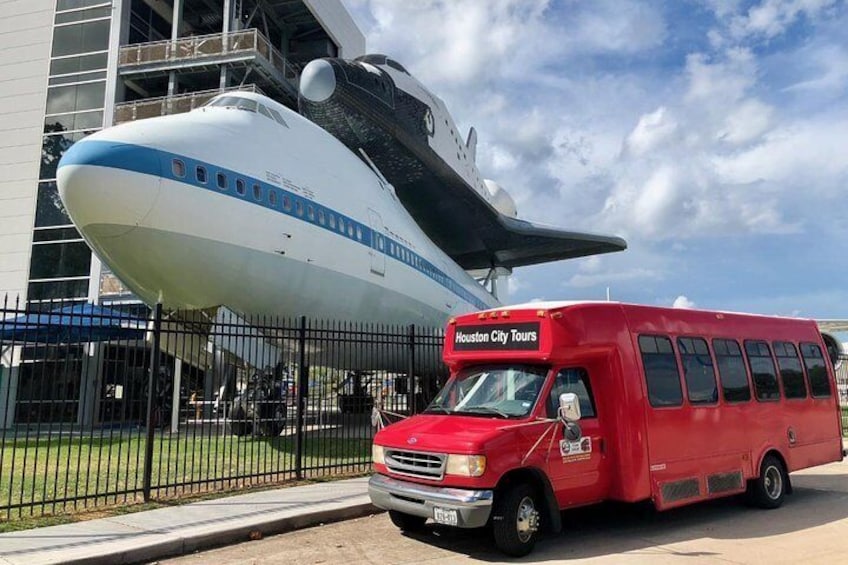 Includes Tram tour inside NASA