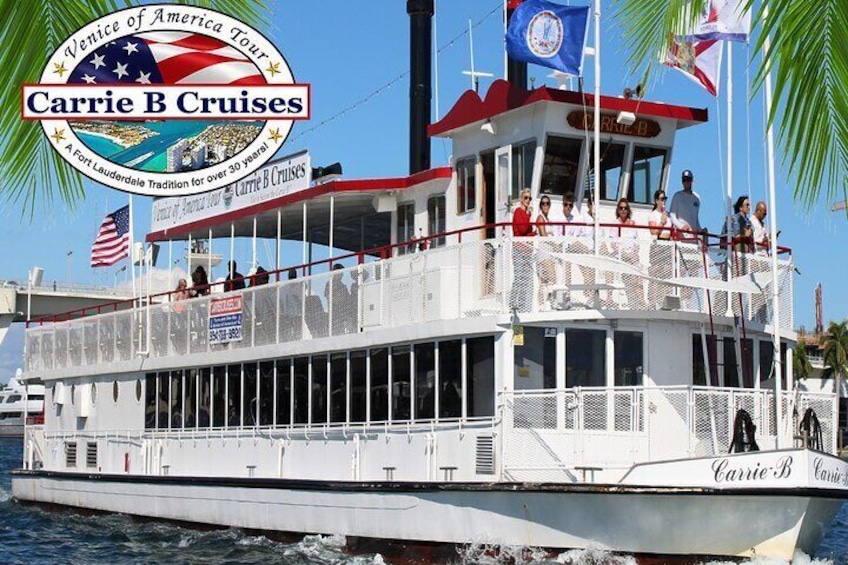 115' Largest in Fort Lauderdale! AC/Sun/Shade
Big Clean Comfortable! (Clean restrooms on board)
FULL BAR/Big hot dogs, Pretzels Snacks, more!