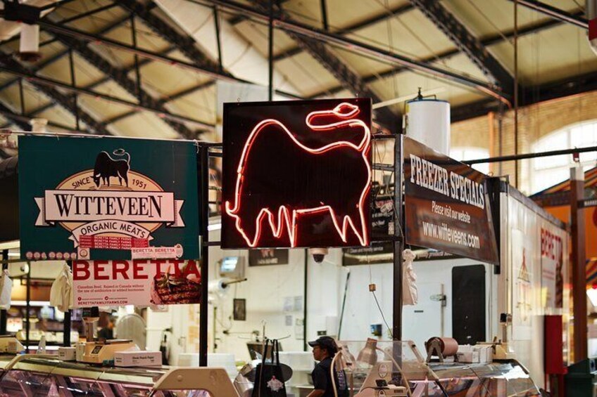 Inside the St. Lawrence Market