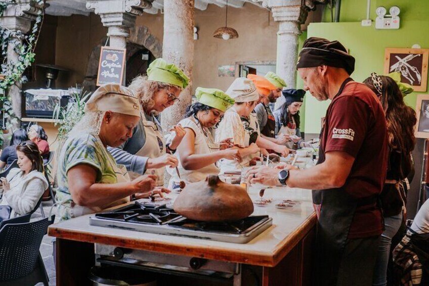 You'll be doing the class in a typical mansion of Cusco