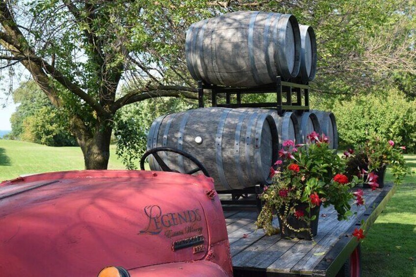 Visit Legends Estates for a Cheer of Sparkling wine plus a few wine tastings.