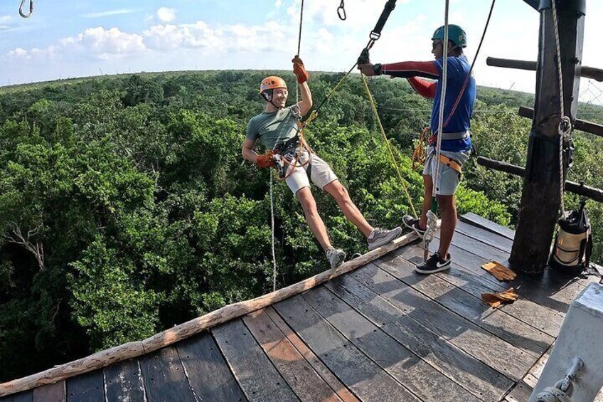 Cancun Jungle Tour: Tulum, Cenote Snorkeling, Ziplining, Lunch