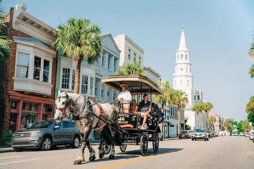 Myrtle Beach to Charleston with Horse & Carriage Ride, Harbor Cruise, Boone Hall