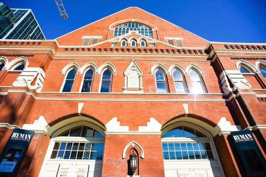 Ryman Auditorium "Mother Church of Country Music" Self-Guided Tour in Nashville
