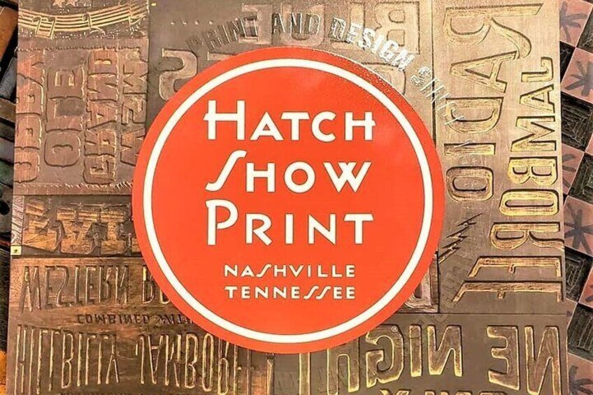 Hatch Show Print Studio Tour & Country Music Hall of Fame Combo