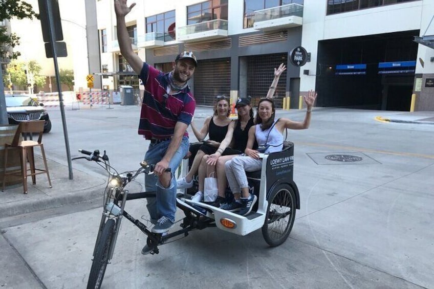 Private Austin Brewery Tour by Pedicab with All-Inclusive Beer Flight Option